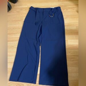 INC International Concepts Blue Wide-Leg Pants